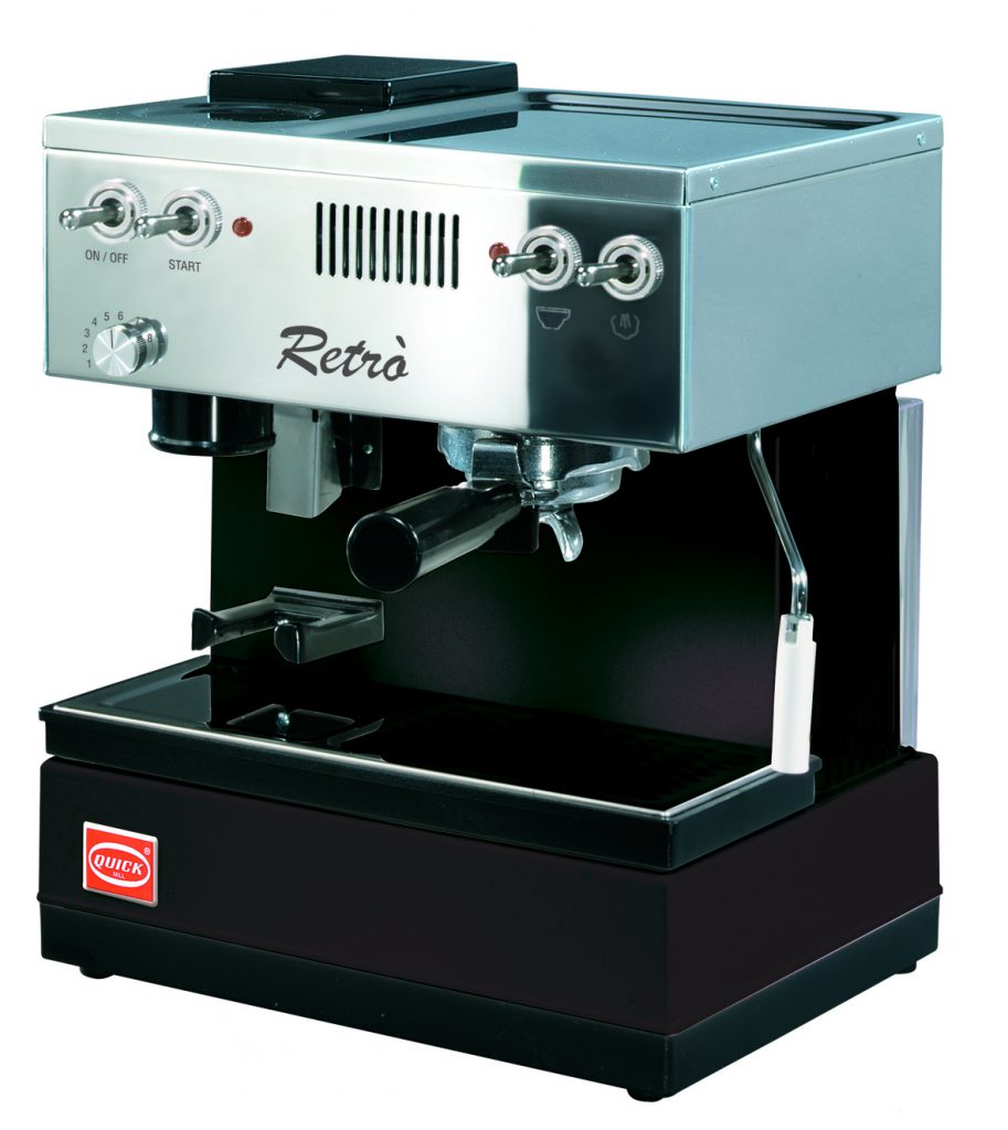 Quick Mill 0835 Retro Espresso automāts melns