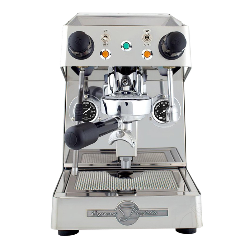 BFC Ela nerūsējošā tērauda pulēta divkanālu portafiltru espresso automāts