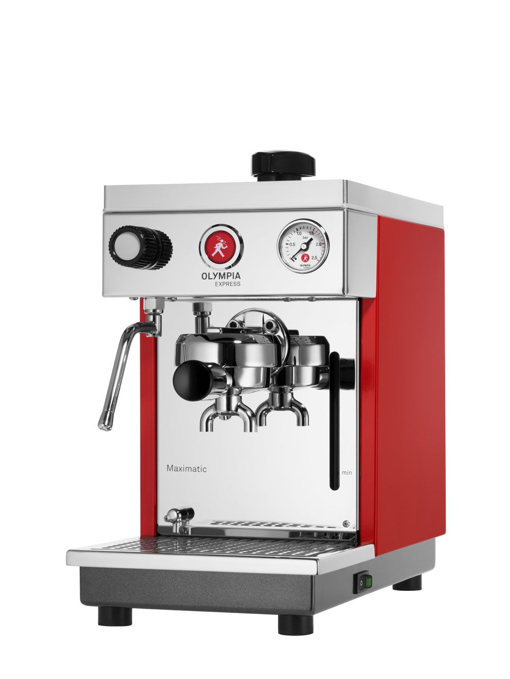 Olympia Express Maximatic sarkanais Espresso automāts