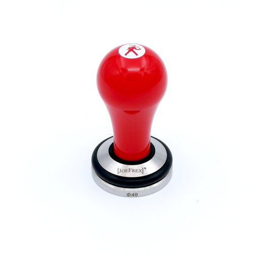 Olympia Express Tamper sarkans ar logotipu, 49 mm