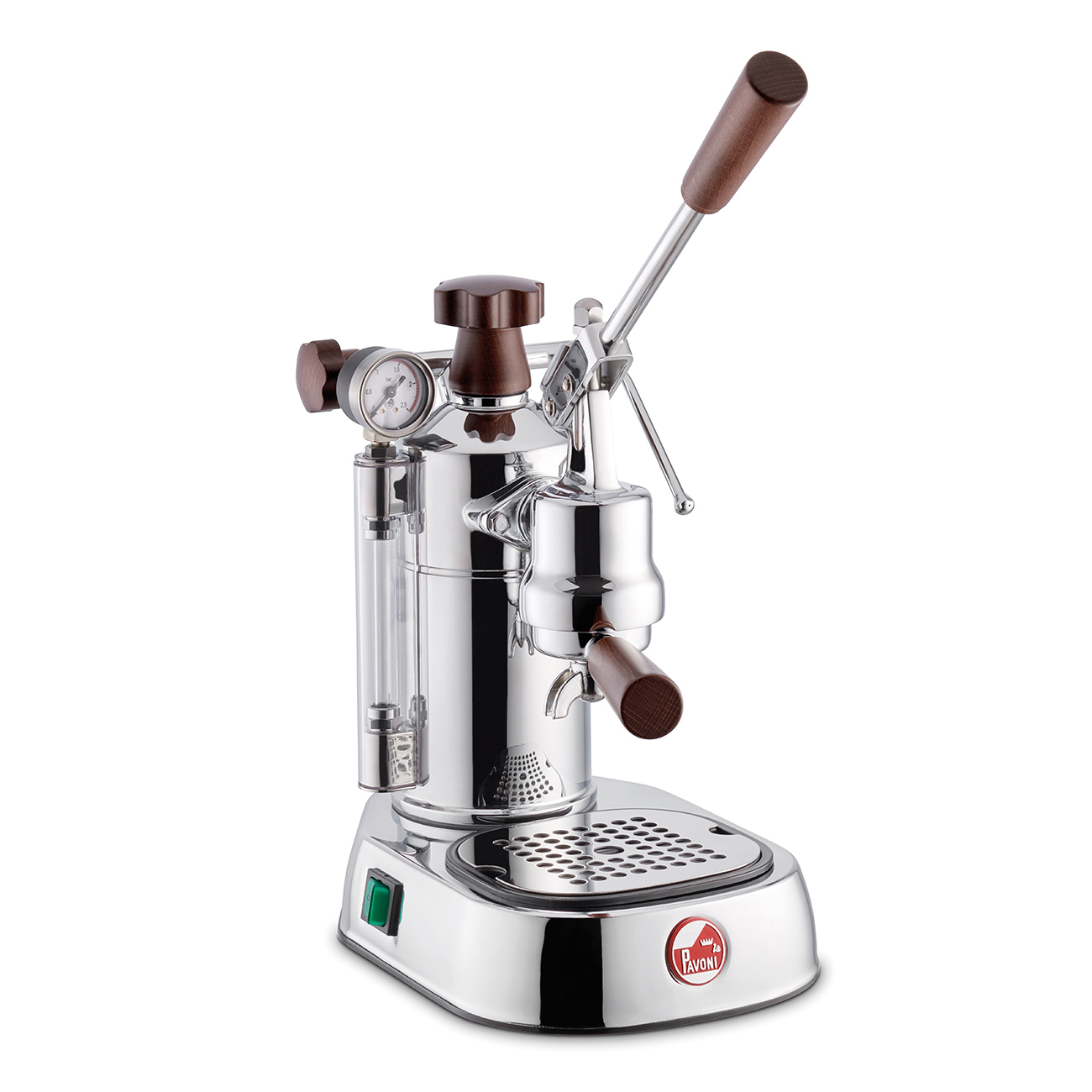 La Pavoni Professional Lusso Espresso automāts ar koka rokturiem