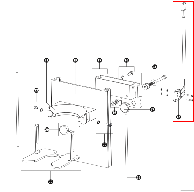 Microswitch servisa pakete K30 un PEAK